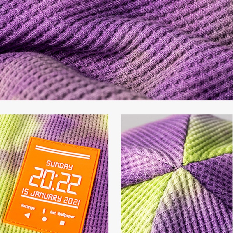 Mũ Trùm Đầu Chất Liệu Polyester Mềm Mại Màu Pha In Chữ Kerchief Thời Trang