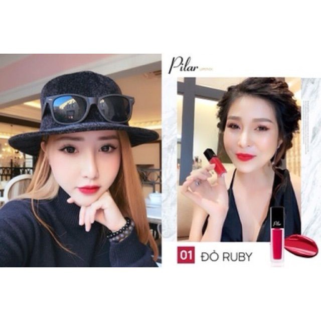 (QUÀ)  Son Kem Lì Pilar Màu Đỏ Ruby | BigBuy360 - bigbuy360.vn