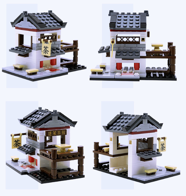 Bộ Đồ Chơi Lego Lắp Ráp Mô Hình Cửa Hàng Trung Hoa Cho Bé