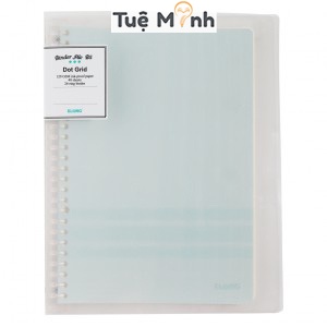 Sổ còng Klong B5 40 tờ Dot gird Ms 545 [Chọn Màu] kèm 5 tab phân trang, binder còng nhựa Klong refill giấy
