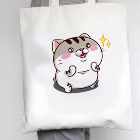 Túi Tote Canvas Vải Bố Hình Ami