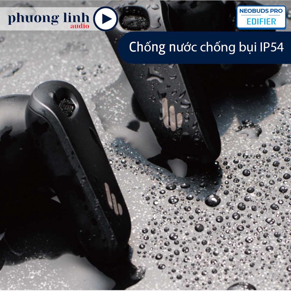 Tai nghe bluetooth EDIFIER NEOBUDS PRO- HIRES Audio Wireless - Chống ồn chủ động - 6 micro đàm thoại