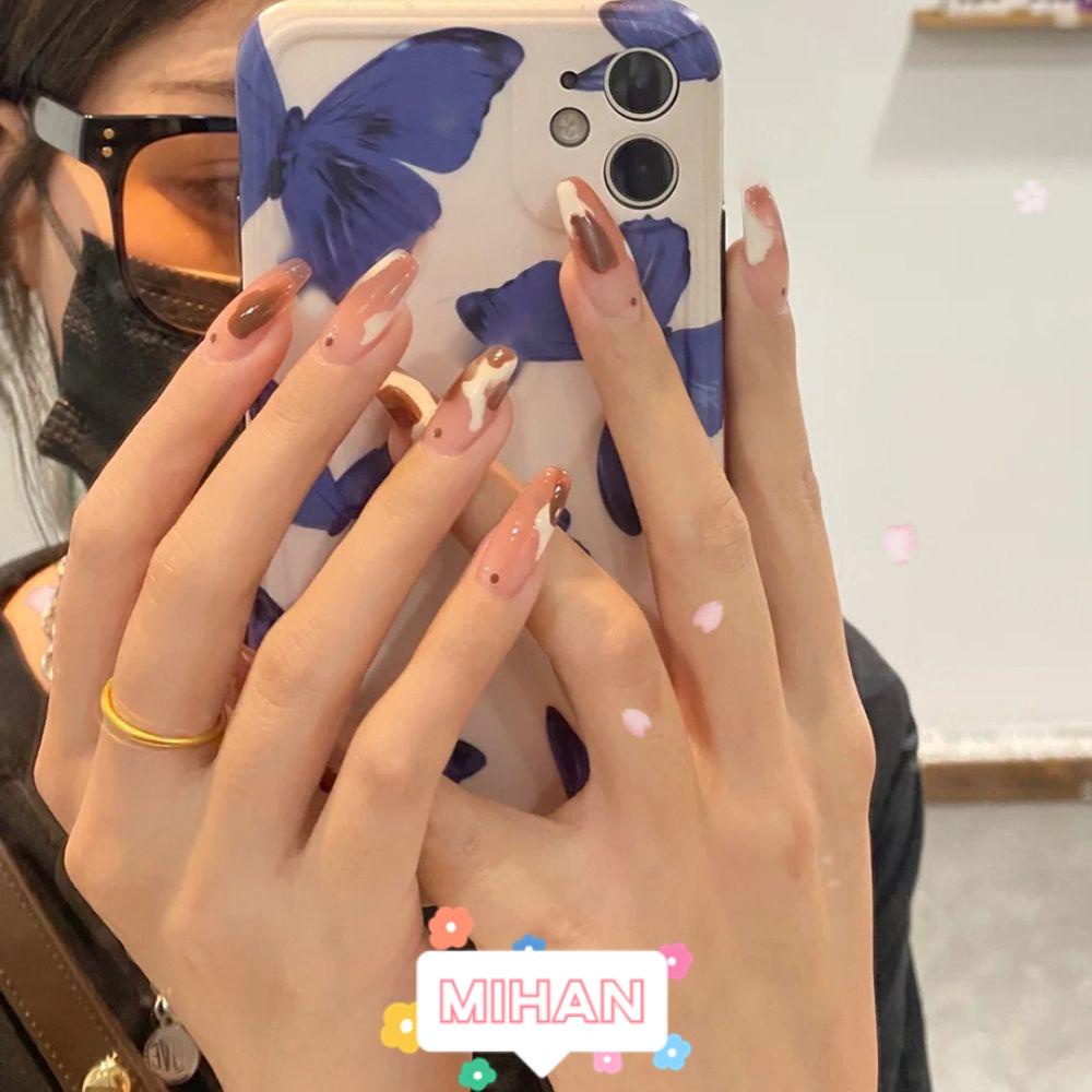 Hộp 24 Móng Tay Giả Trái Tim Xinh Xắn MIHAN1