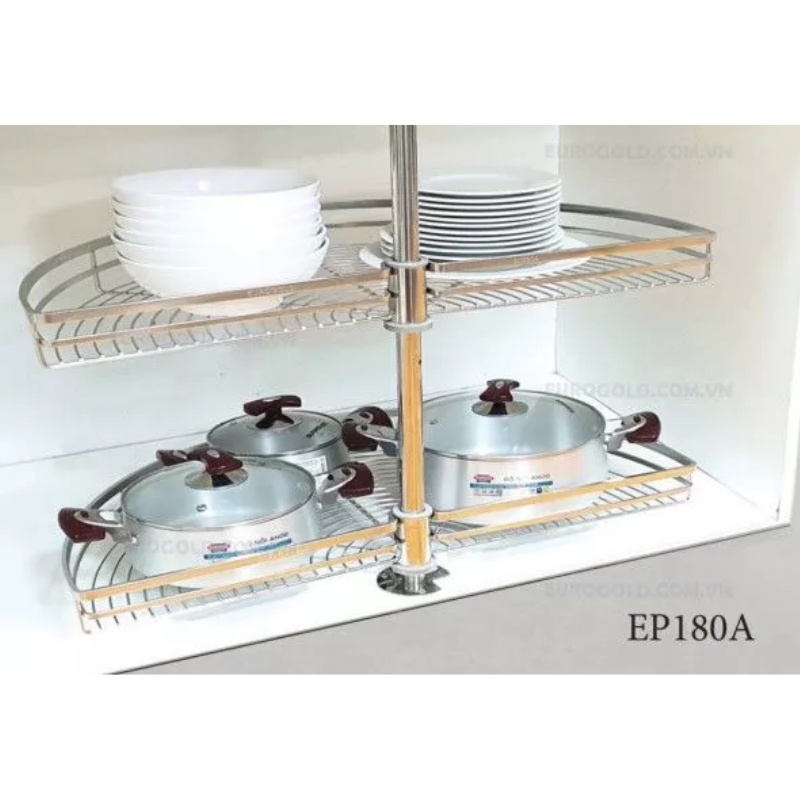 Mâm Xoay Inox Nan Dẹt Eurogold EPL - Bảo Hành Vĩnh Viễn