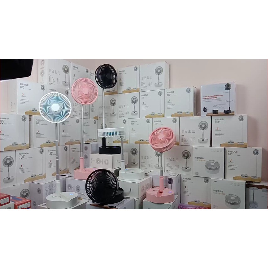 Quạt Tích Điện Gấp Gọn Đa Năng Tiện Ích | BigBuy360 - bigbuy360.vn