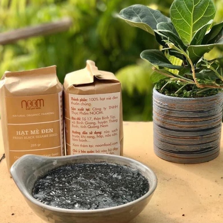 Hạt mè đen ( Vừng đen ) Noom 255gr không hóa chất giàu canxi