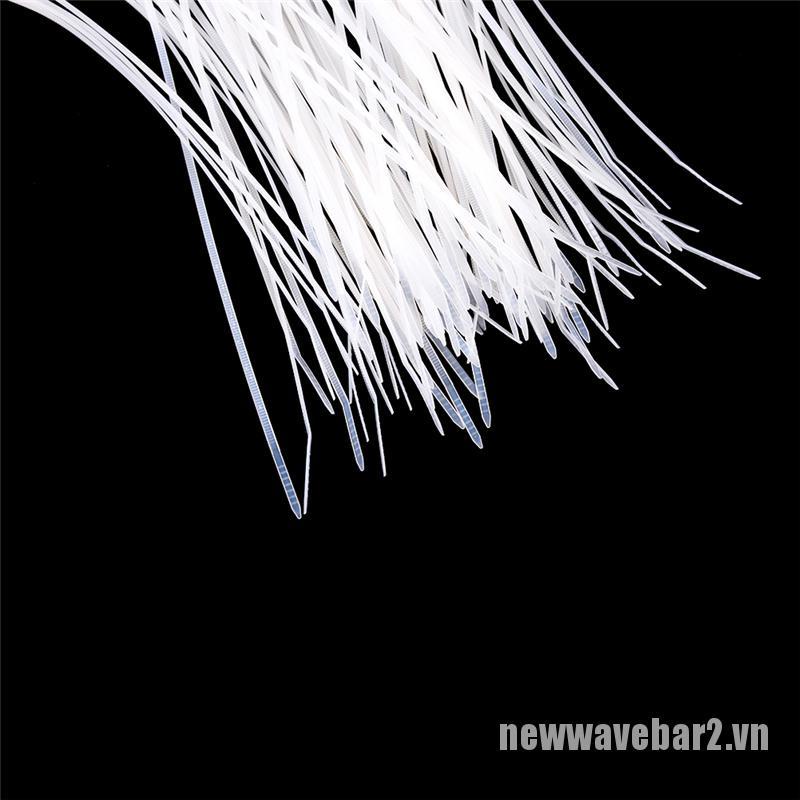 Bộ 100 dây rút nhựa trắng/ đen chất lượng cao