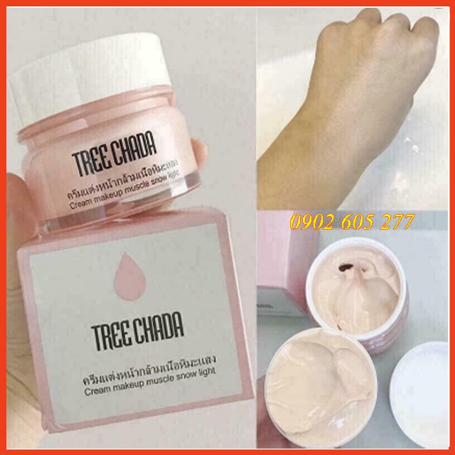 [Hiệu Qủa 100%] Kem thần thánh makeup treechada Thái Lan