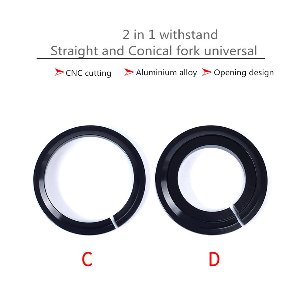 Vòng Đệm Cổ Xe Đạp Bằng Hợp Kim Nhôm 45 Độ 1.5inch