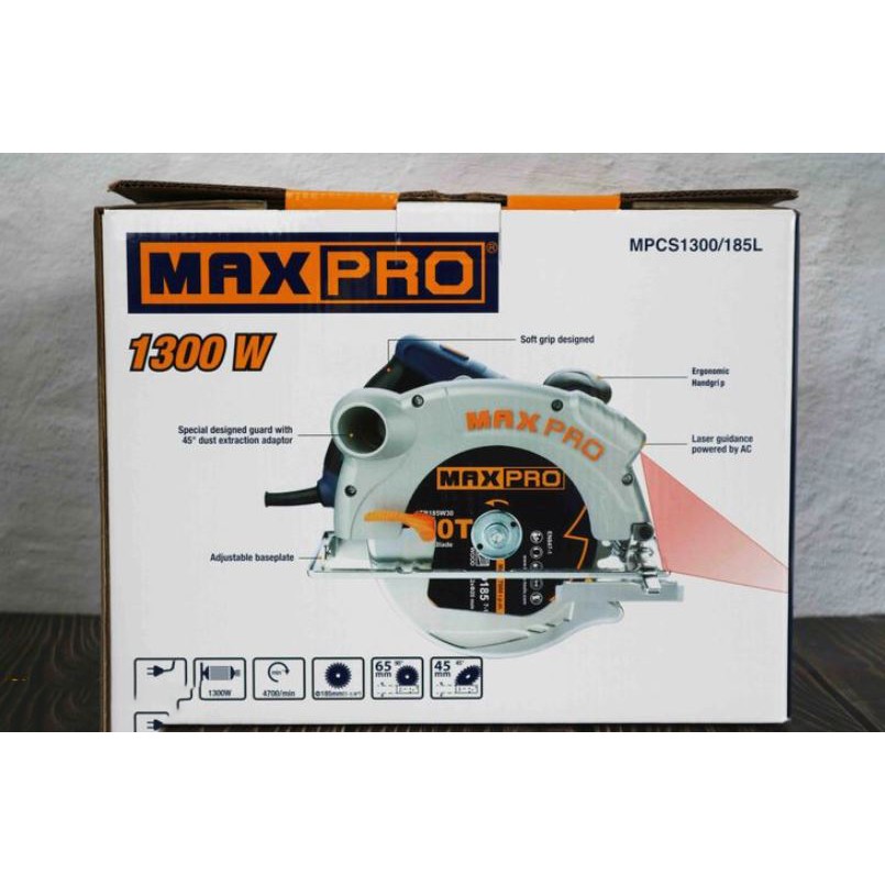 185mm Máy cưa gỗ 1300W Maxpro MPCS1300/185L