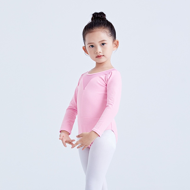 Bộ Áo Thun + Chân Váy Tập Múa Ba Lê Xinh Xắn Cho Bé Gái