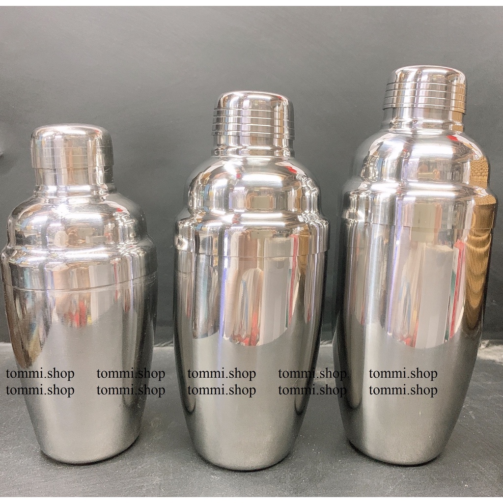 Bình Lắc Shaker 550ml Và 750ml Bằng InoxBình - Dụng Cụ Pha Chế