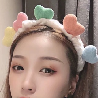 BĂNG ĐÔ MAKE UP RỬA MẶT - trái tim