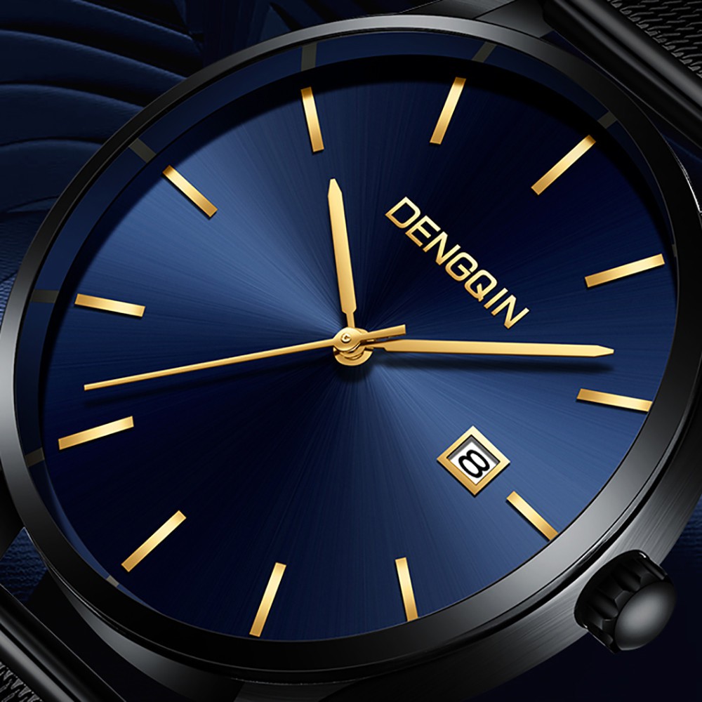 (DOANH NHÂN) Đồng Hồ Nam DENGQIN JAPAN Chính Hãng Dây Thép Mành Cao Cấp_Full Box - Classic | BigBuy360 - bigbuy360.vn