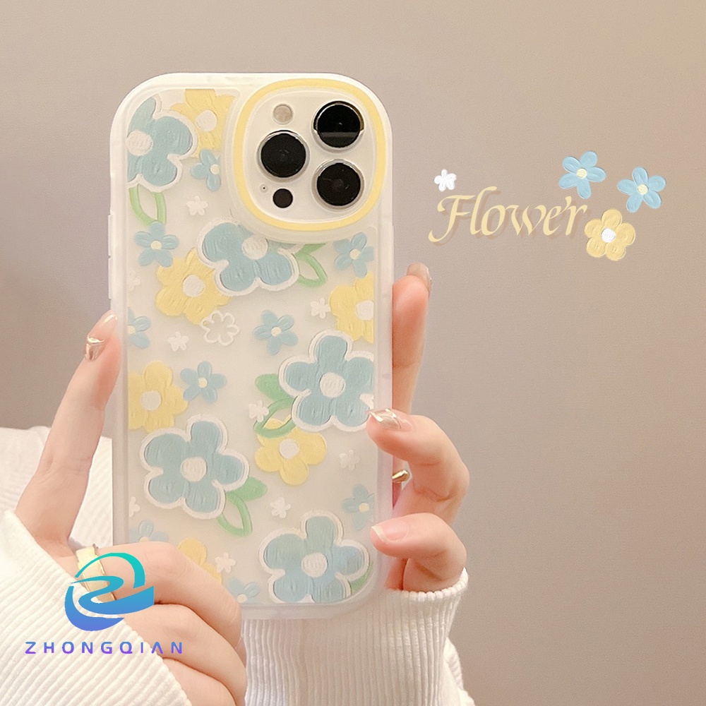 Ốp Điện Thoại TPU Mềm Chống Sốc In Hình Tranh Sơn Dầu Hoa Cho iPhone 11 12 13 Pro max mini XS max xr 7 8 se2020 plus