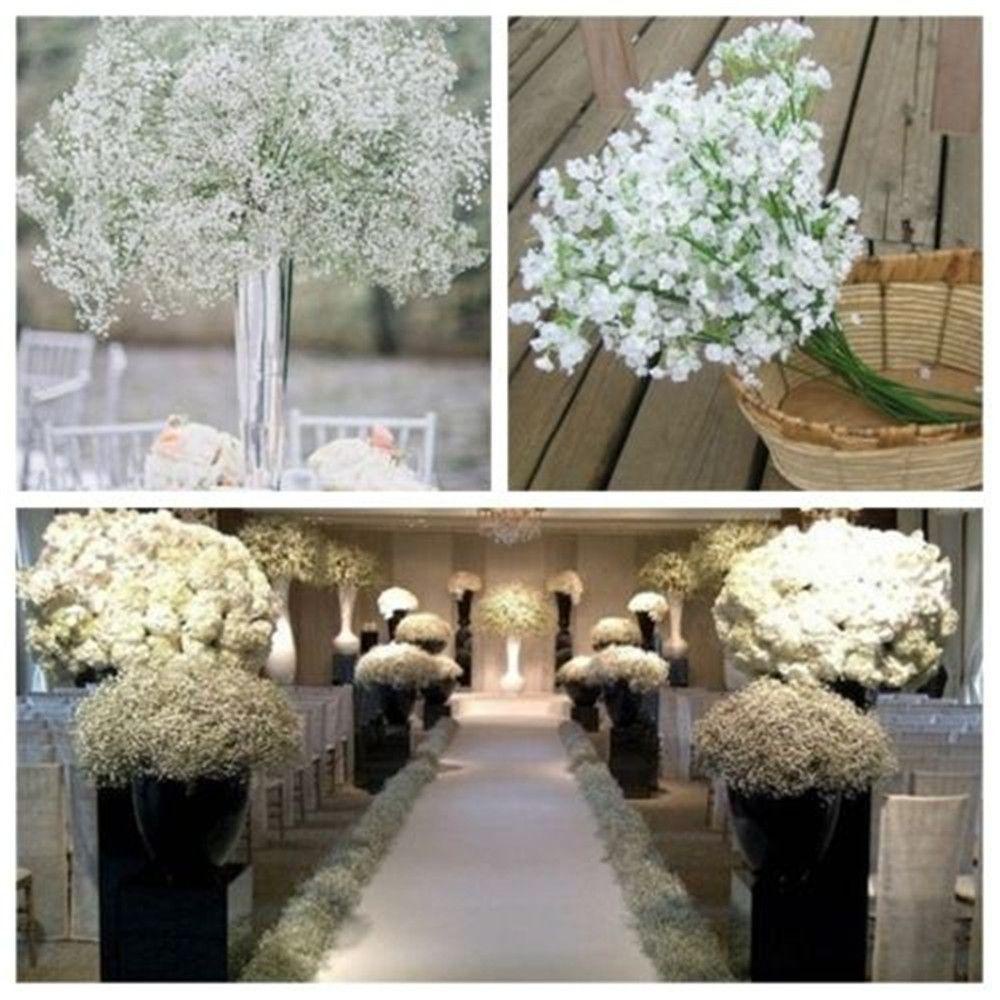 Bó Hoa Gypsophila Bằng Nhựa Nhân Tạo Đẹp Mắt Dành Cho Trang Trí Khách Sạn Tiệc Tùng