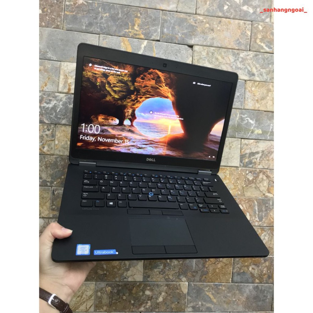 Laptop cũ dell latitude e7470 i7 6600u ram 8gb ssd 256gb 14 inch 2K 2560*1440 cảm ứng IPS độ phân giải cao