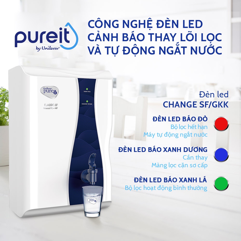 Máy lọc nước Treo tường/ để bàn Pureit Casa G2