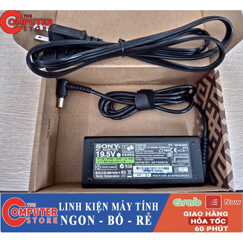 Sạc Laptop Sony 19.5V - 3.9A ( Apdapter Sony 19.5V - 3.9A ) FREESHIP ĐƠN TỪ 50K