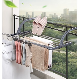 Kệ Phơi Treo Đồ Ban Công INOX Tiện Ích