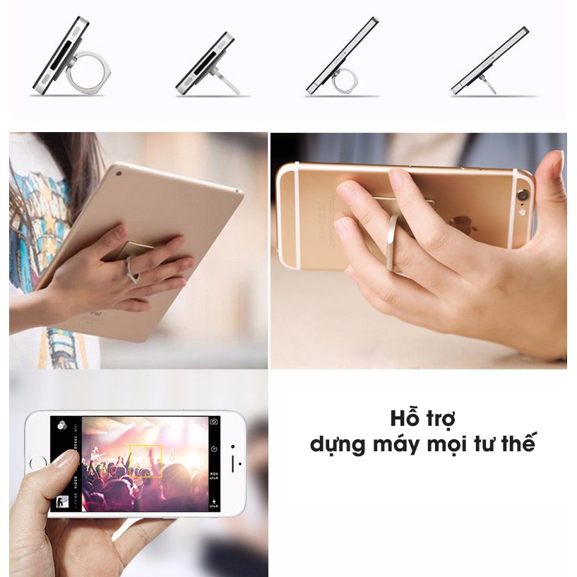 Giá Đỡ Điện Thoại Iring Chiếc Nhẫn (Ring Phone) Móc Dán - Màu Ngẫu Nhiên