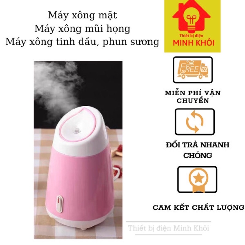 Máy phun sương tạo ẩm, khuếch tán tinh dầu dung tích 550ML, có điều khiển, đèn led 7 màu, BH 6 tháng