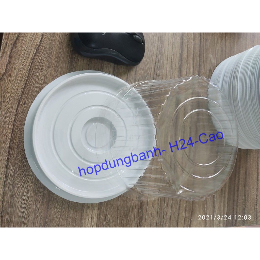50 -100 Hộp Đựng Bánh H24 - Nắp Cao