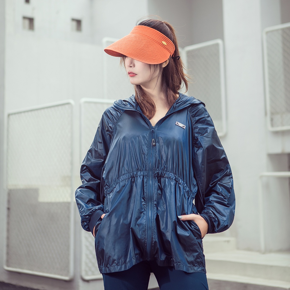 Áo khoác thể thao OHSUNNY chống tia cực tím thoáng khí có mũ trùm tiện lợi