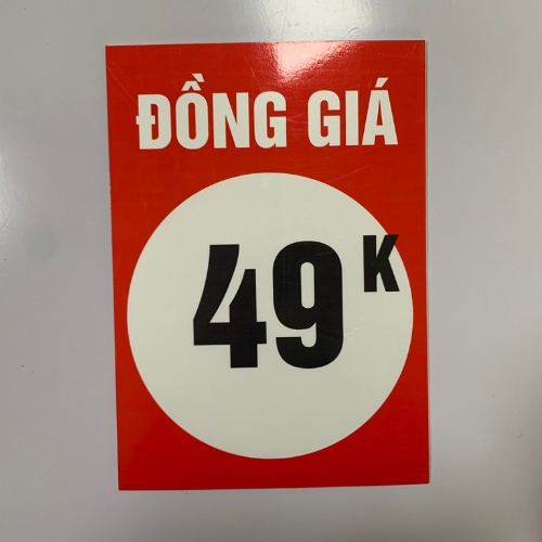 BIỂN SALE KT A4, BIỂN FOMEX, BIỂN GIẢM GIÁ IN SẴN 2 MẶT