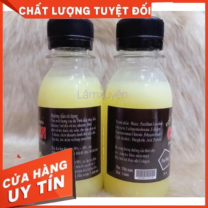 HUYẾT THANH SERUM NANO COMPLEX COLLAGEN PHỤC HỒI PHỦ LỤA chai nhỏ 100ML sử dụng trực tiếp h0oặc pha thuốc số 1