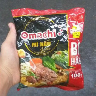Mì Omachi mì nấu 4 phút vị. Bò hầm gói 100g