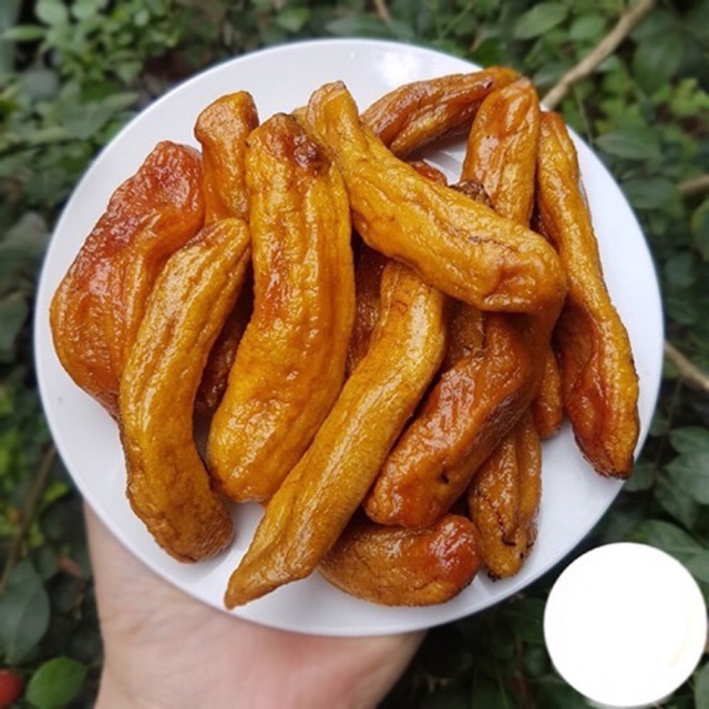 Chuối sấy dẻo Đà Lạt - túi dùng thử 100Gr - chuối sấy dẻo không đường