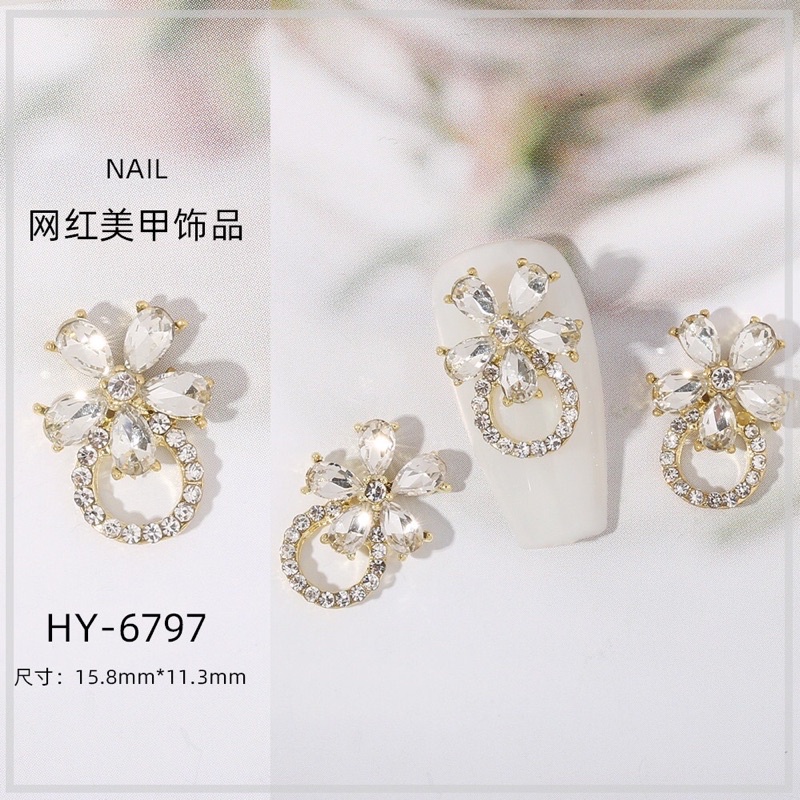 Phụ Kiện Nail - 10 Mẫu Charm Nơ Trang Trí Móng Siêu Đẹp