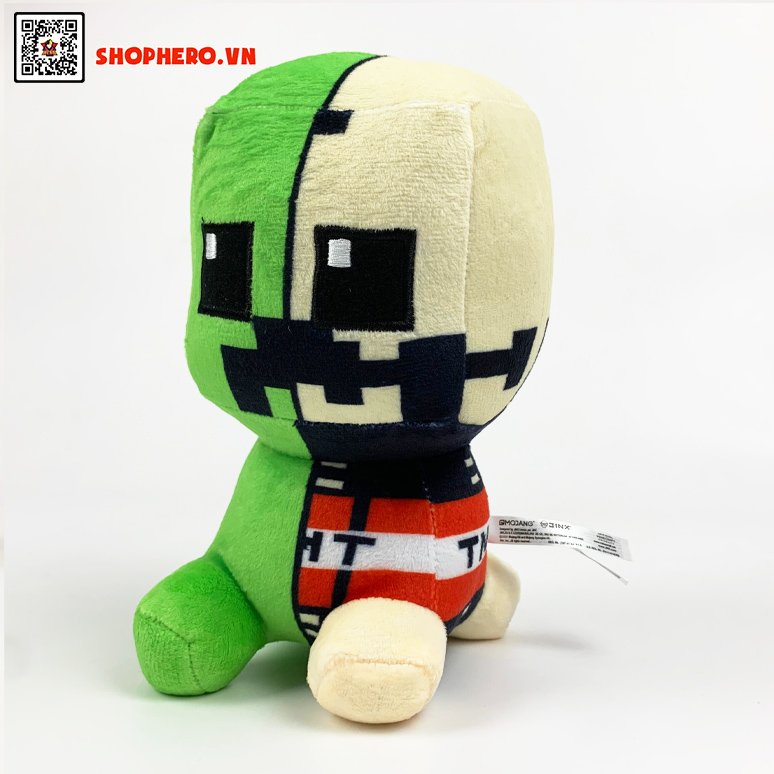 Gấu bông minecraft creeper anatomy chibi