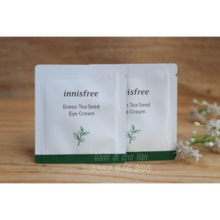 Sample Kem Dưỡng Mắt Trà Xanh Innisfree Green Tea Seed Eye Cream 1ml