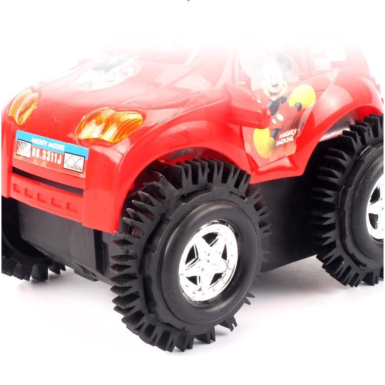 Xe hình mickey có trớn cho bé