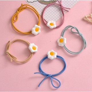 3 dây chun buộc tóc hình trứng ốp la