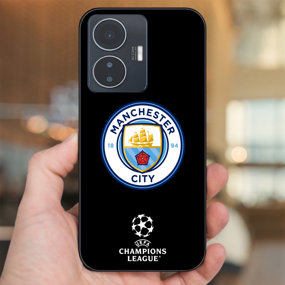 Ốp lưng Vivo Y55 2022 viền đen in hình Manchester City MC