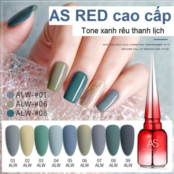 Sơn gel As mã ALW 15ML - chai đỏ