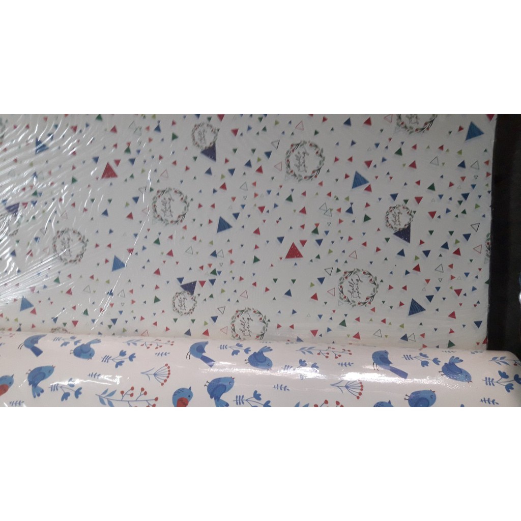 50 tờ giấy gói quà in họa tiết