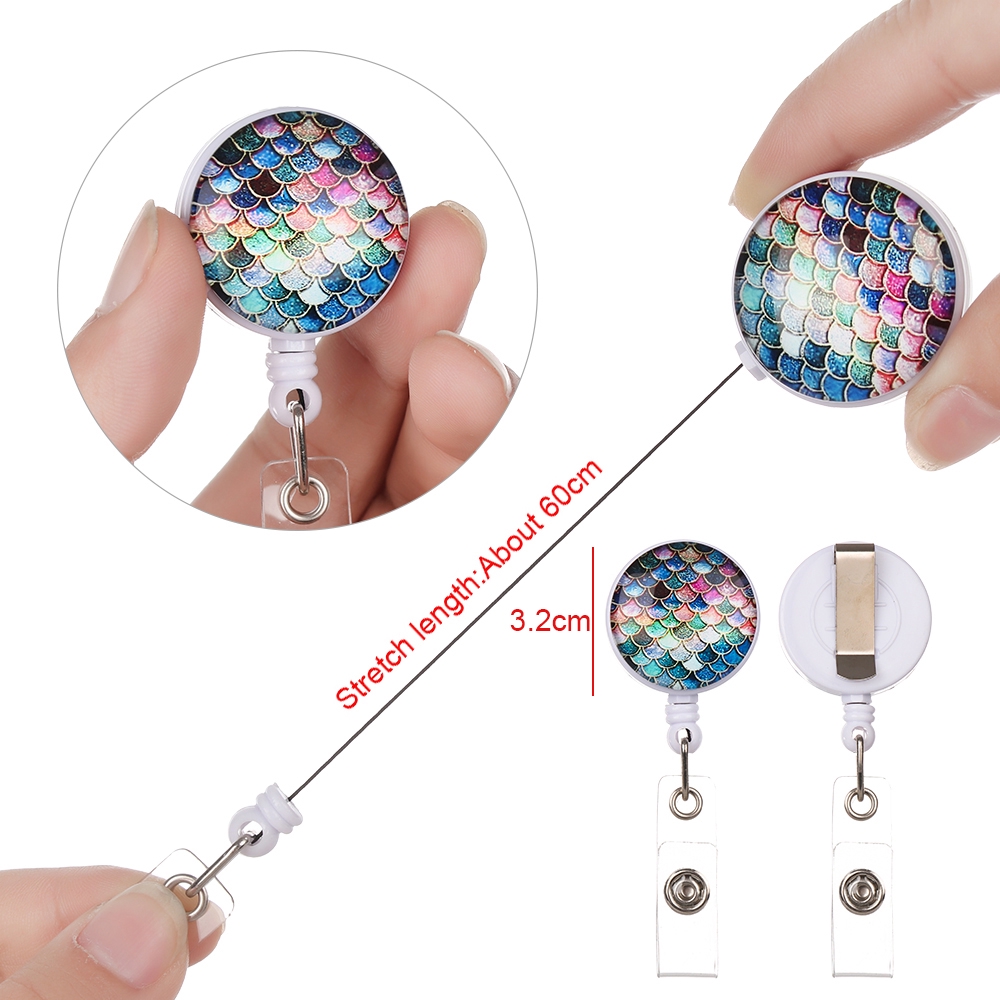 Kẹp giữ thẻ chống thất lạc tiện dụng có thể thu vào