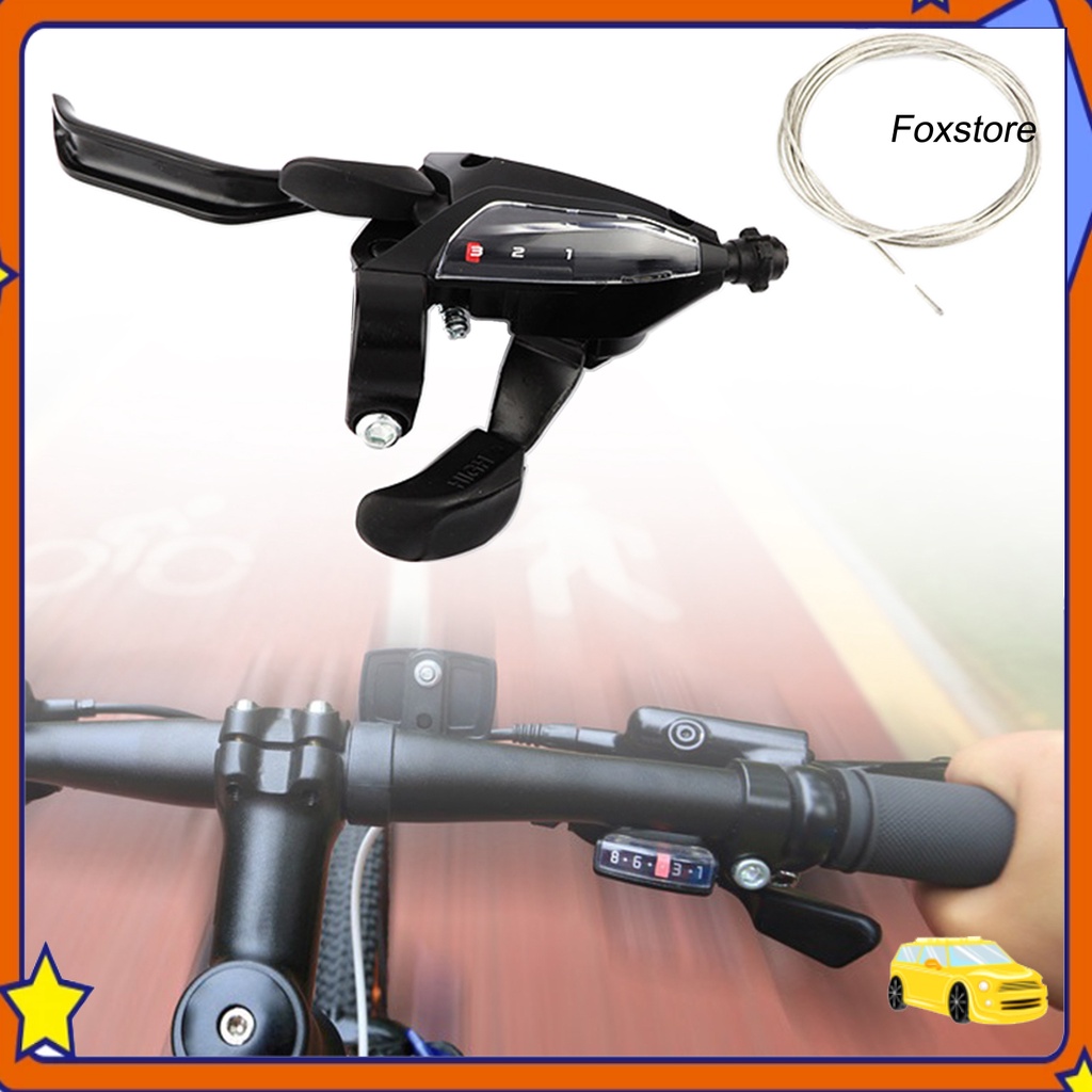 【FS】EF500 Trigger Shifter Single 3/7/8 Left Speed Corrosion Resistant ABS Sensitive Derailleur Bike Brake for MTB