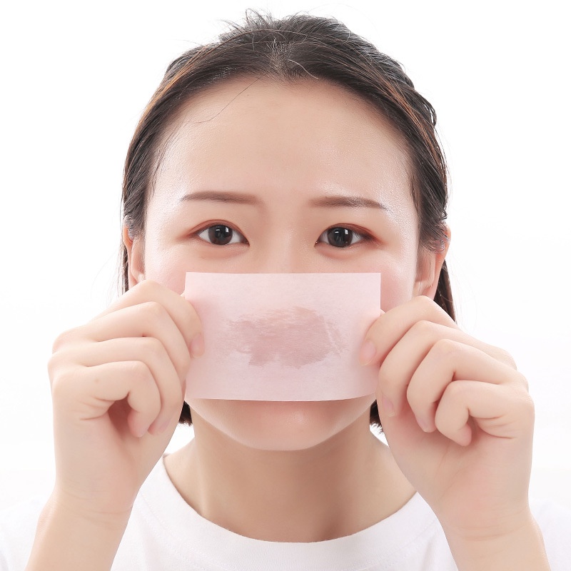 [Hàng mới về] Set 100 giấy thấm dầu chăm sóc da mặt