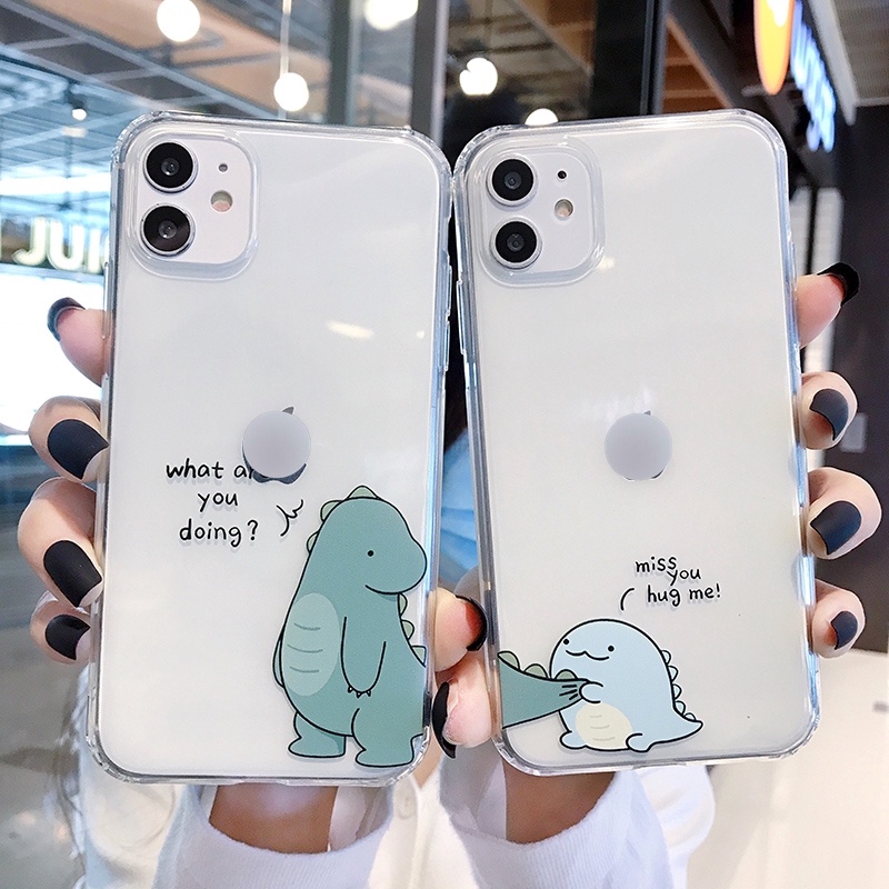 Ốp lưng iphone dino miss you trong suốt đủ 6/6plus/6s/6splus/7/7plus/8/8plus/x/xr/xs/11/12/pro/max/plus/promax