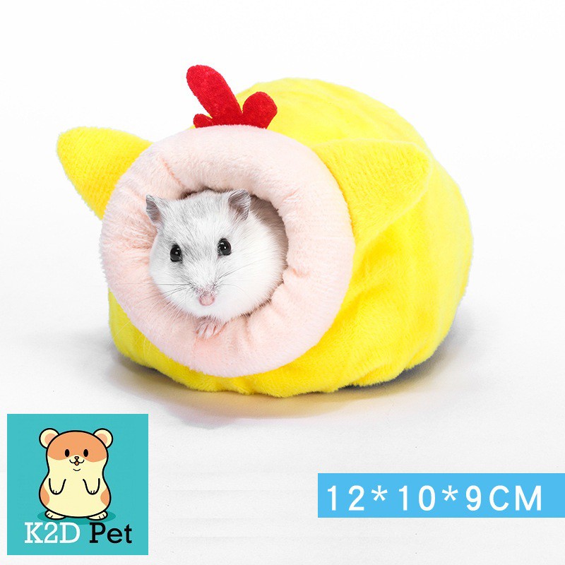 Nhà ngủ giữ ấm hình thú cho chuột hamster