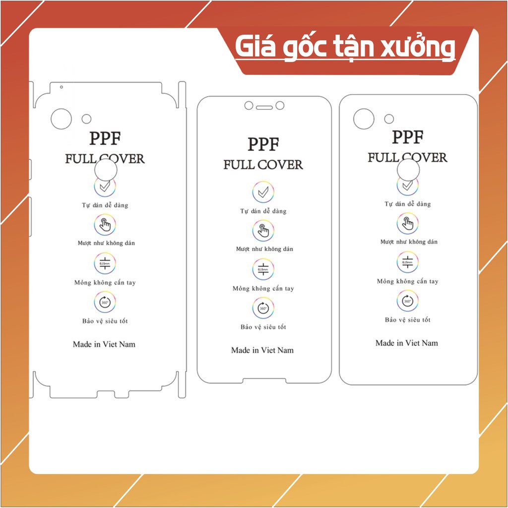Dán dẻo PPF Google Pixel 3 XL
