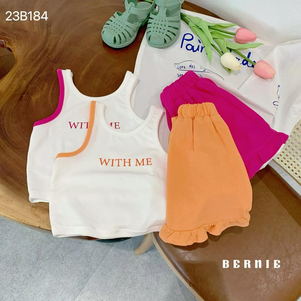 Bộ thun ba lỗ bé gái polo siêu xinh