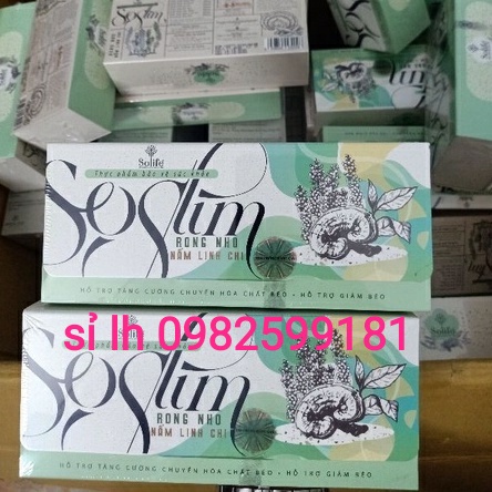 Kẹo Giảm Cân Soslim Chính Hãng Solife Nấm Linh Chi Và Rong Nho 100% Từ Thiên Nhiên Không Mệt Mỏi