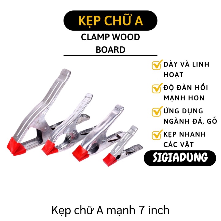 GIÁ SỈ Kẹp chữ A mạnh 7 inch, tiết kiệm công sức, an toàn. 8513