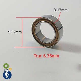 Vòng Bi Trục 6.35mm 6.35x9.52x3.17mm